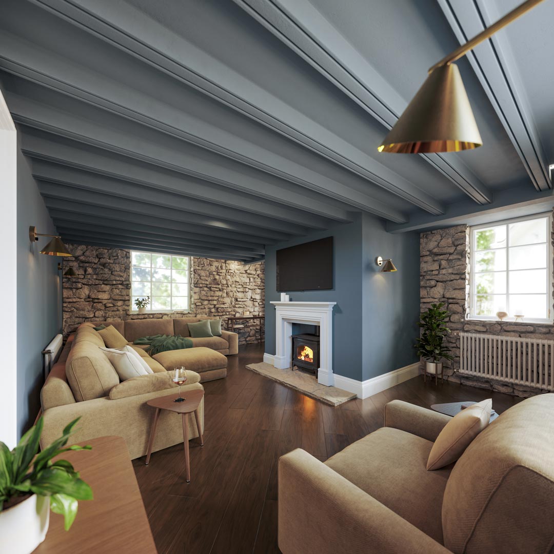Sands Farm Cottages interior visualisation